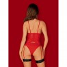 sexy Diyosa Corset et culotte - Rouge