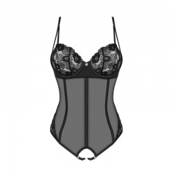 sexy Serena love Body ouvert - Noir
