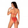 sexy Rediosa Body ouvert - Rouge