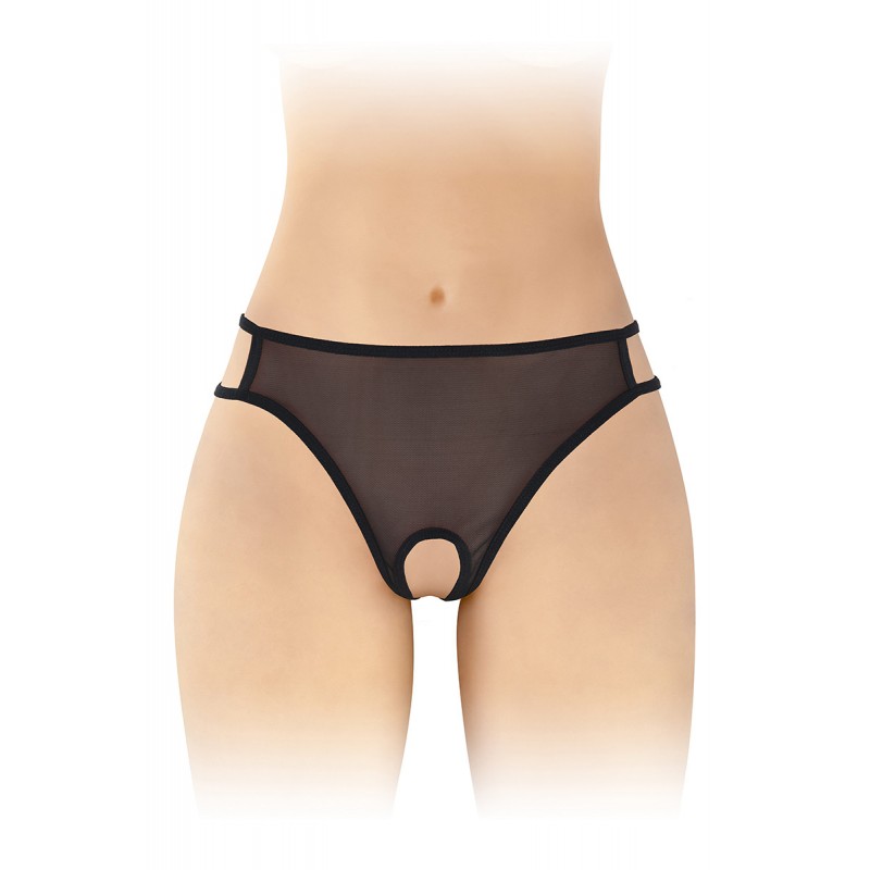 sexy Culotte ouverte Ophelia - noir