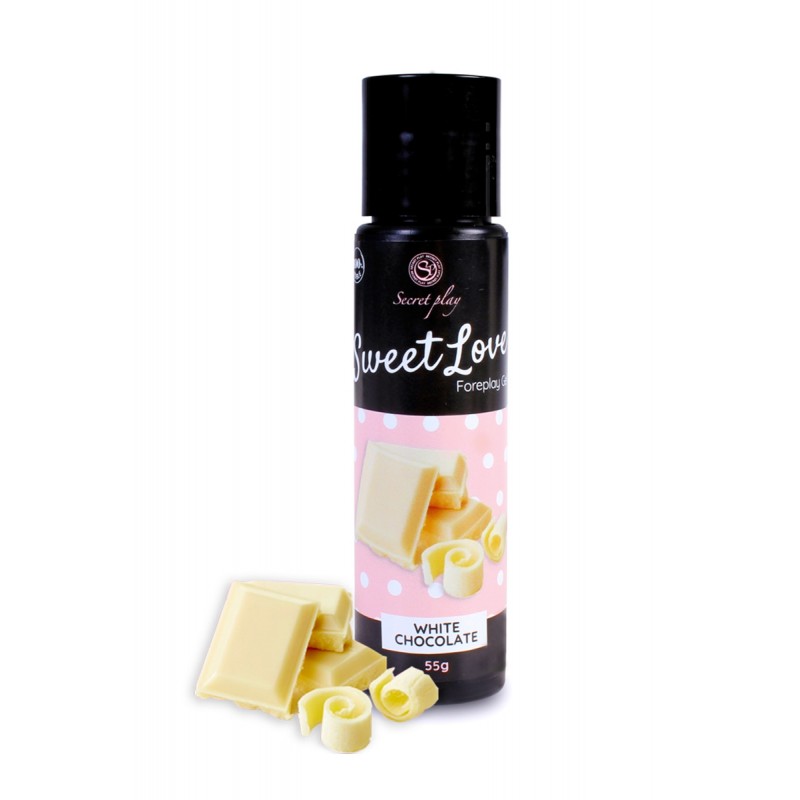 sexy Lubrifiant comestible chocolat blanc - 60ml