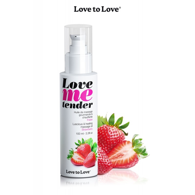 sexy Huile de massage fraise 100ml