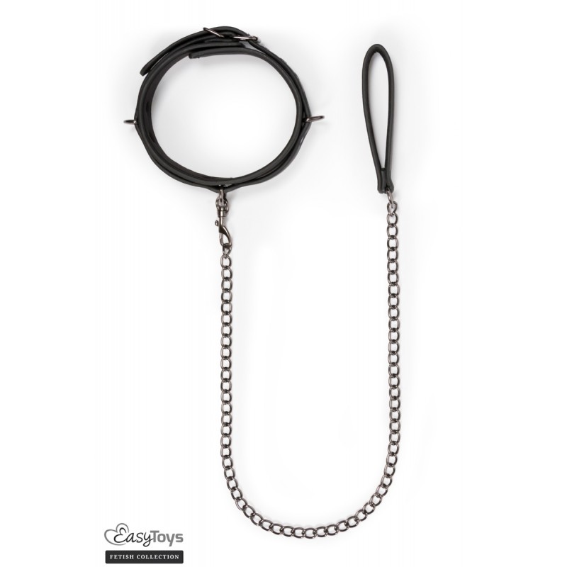 sexy Collier fétichiste et laisse - Easytoys Fetish Collection