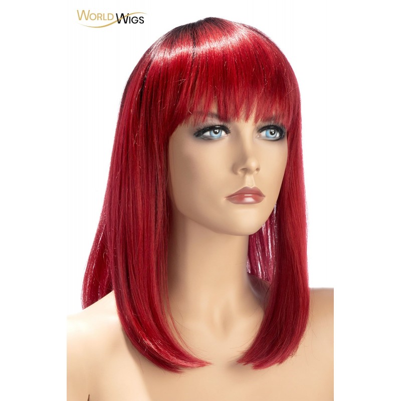 sexy Perruque Elvira rouge - World Wigs