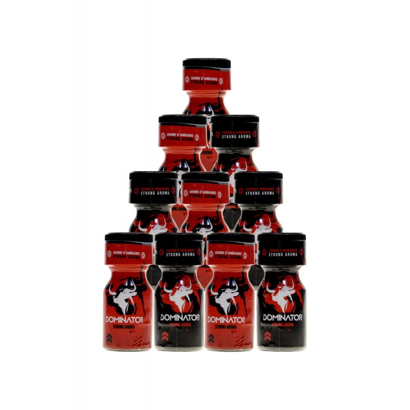 sexy Pack 10 poppers Dominator 10ml