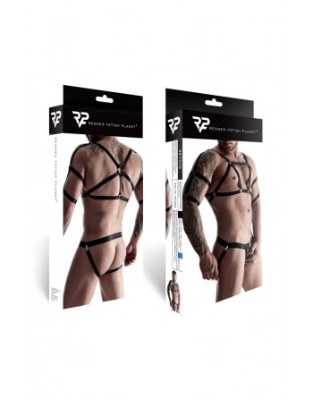 sexy Ensemble harnais et jockstrap ouvert - Regnes