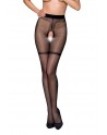 sexy Collants ouverts TI011 20 deniers - noir