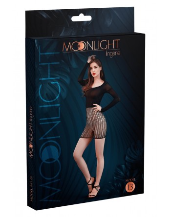 sexy Robe résille  N°13 - Moonlight