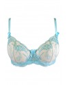 sexy Soutien-gorge dentelle bleu V-10131 - Axami