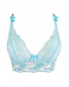 sexy Soutien-gorge dentelle bleu V-10121 - Axami