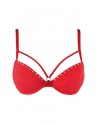 sexy Soutien-gorge push-up rouge V-10351 - Axami
