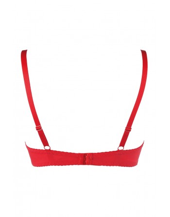 sexy Soutien-gorge push-up rouge V-10351 - Axami