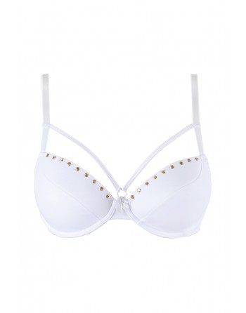 sexy Soutien-gorge push-up blanc V-10331 - Axami