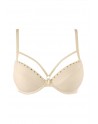 sexy Soutien-gorge push-up beige V-10341 - Axami