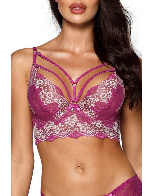 sexy Soutien-gorge fuchsia V-9741 - Axami