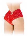 sexy Boxer ouvert Julia - rouge