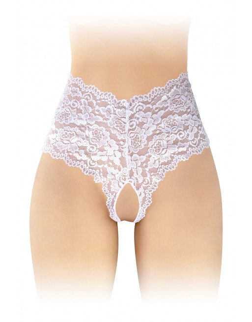 sexy Boxer ouvert Julia - blanc