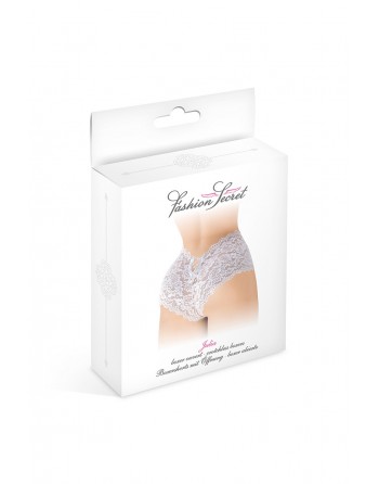 sexy Boxer ouvert Julia - blanc