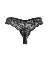 sexy String brésilien noir V-10515 - Axami