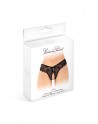 sexy String ouvert Alicia noir - Fashion Secret