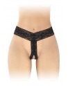 sexy String ouvert Anita noir - Fashion Secret