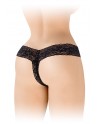 sexy String ouvert Anita noir - Fashion Secret