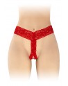 sexy String ouvert Anita rouge - Fashion Secret