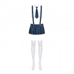 Studygirl Costume 5 pcs - Bleu