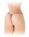 sexy String ficelle ouvert Sandra rouge - Fashion Secret