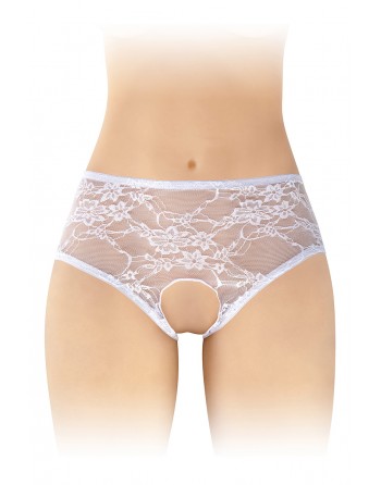 sexy Culotte ouverte blanche Amanda - Fashion Secret