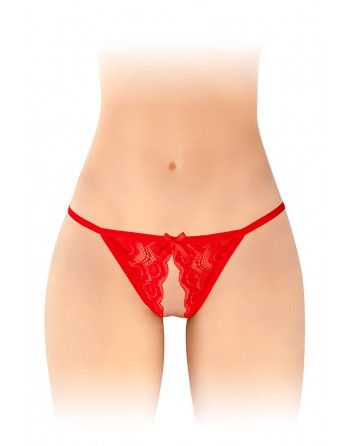 sexy Culotte ouverte Zoé rouge - Fashion Secret