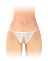 sexy Culotte ouverte Zoé blanche - Fashion Secret