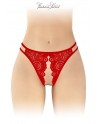 sexy Culotte rouge ouverte Annette - Fashion Secret