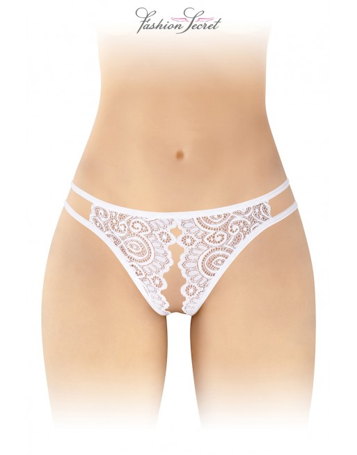 sexy Culotte blanche ouverte Annette - Fashion Secret