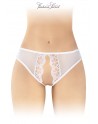 sexy Culotte blanche ouverte Ambre - Fashion Secret