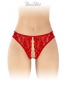 sexy String rouge ouvert Victoria - Fashion Secret