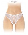 sexy String blanc ouvert Victoria - Fashion Secret