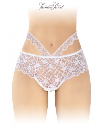 sexy Culotte ouverte blanche Marie - Fashion Secret