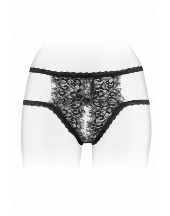 sexy Culotte ouverte Emma - noir
