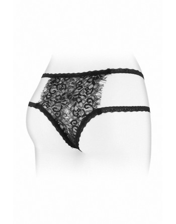 sexy Culotte ouverte Emma - noir