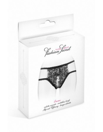 sexy Culotte ouverte Emma - noir