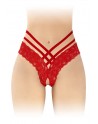 sexy Tanga ouvert Anne - rouge