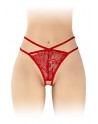 sexy String ouvert Mylene - rouge