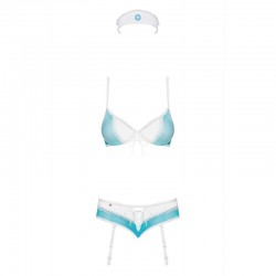 sexy 834-CST-6 Costume Infirmière - Bleu