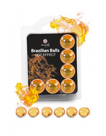 sexy 6 Brazilian Balls - effet chaleur