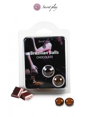sexy 2 Brazilian Balls - chocolat
