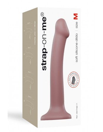 sexy Dildo mono densité vieux rose XL - Strap On Me