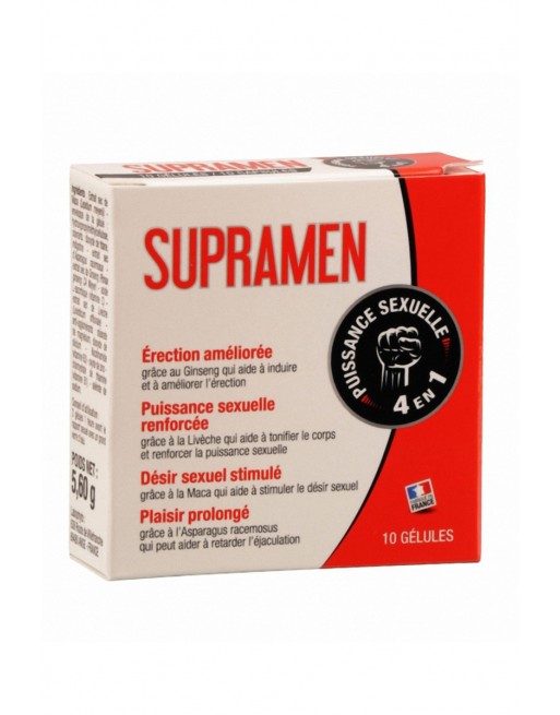 sexy Supramen 10 gélules - Aphrodisiaque