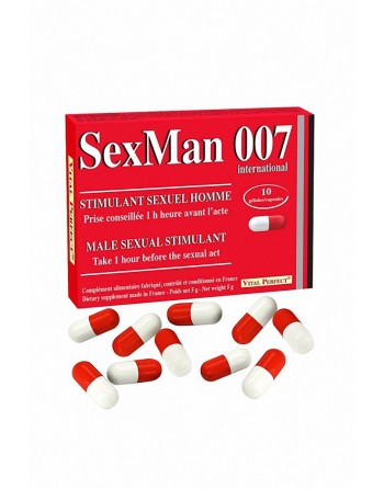 sexy Aphrodisiaque SexMan 007 10 gélules