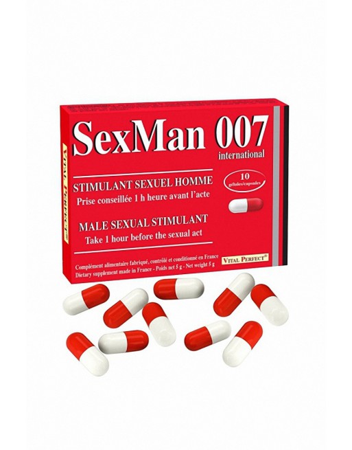 sexy Aphrodisiaque SexMan 007 10 gélules